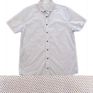 Men's Casual Button Down Shirt - White